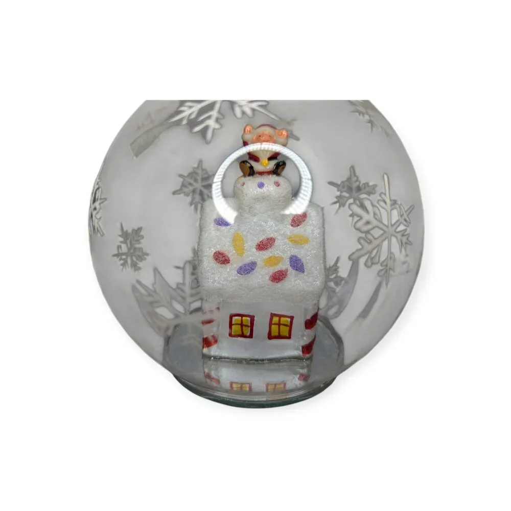 Christopher Radko LED Blown Gloss Christmas Ornament with Original Box